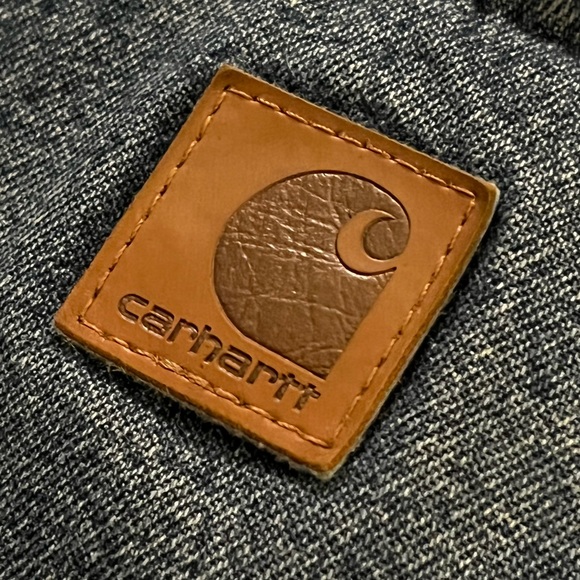 Well worn Carhartt Original Dungarees carpenter jeans 42x32 - Picture 4 of 13